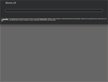 Tablet Screenshot of duvo.nl